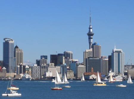 Veduta di Auckland City