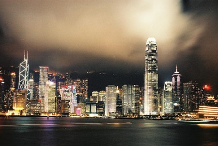Skyline di Hong Kong