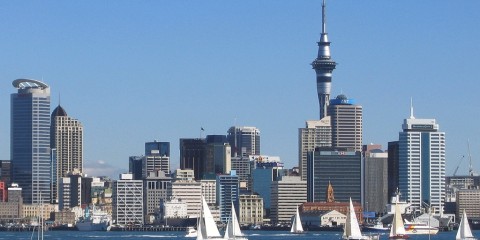 Veduta di Auckland City