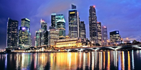 Skyline di Singapore