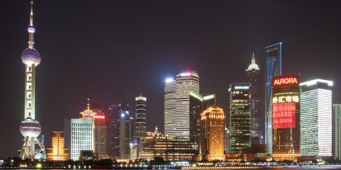 Skyline di Shanghai